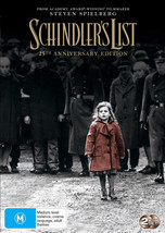 Schindler&#39;s List DVD | 25th Anniversary | Region 4 &amp; 2 - £10.99 GBP