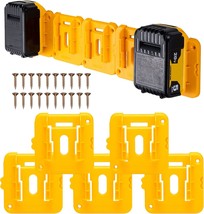 Battery Mount Holder For Dewalt 20V 60V Battery Dock Holder Fit For, 10 ... - £30.09 GBP