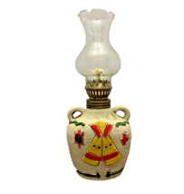 Kerosene Oil Lantern Lamp Miniature Made in Japan 8.25 Inch Tall Vintage TeePee - £17.92 GBP