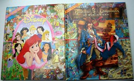 Lot 2 Publications International Look And Find Disney Princess~Pirates Caribb EAN - £7.12 GBP