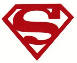 REFLECTIVE Superman up to 12 inches decal sticker hard hat RTIC window - £2.72 GBP+