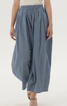 Any size wide-leg pants, linen pants, elasticated pants, turnip pants TC14 - £23.41 GBP