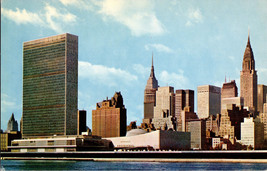United Nations  Empire State and Chrysler building  New York City Postcard - £4.31 GBP