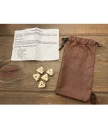 Vtg Marlboro Country Store Poker Dice Game BROWN Leather Embossed Drawst... - $21.73