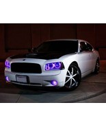 Fits Oracle 06-10 Dodge Charger CCFL Blue Halo Rings Headlights Bulbs - €152,38 EUR