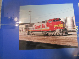 8&quot; X 9.75&quot; COLORED PHOTO OF SANTA FE ENGINE #504 BY BOB WINKLE - $7.99