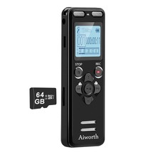 72Gb Digital Voice Recorder Voice Activated Recorder For Lectures Meetin... - £60.33 GBP