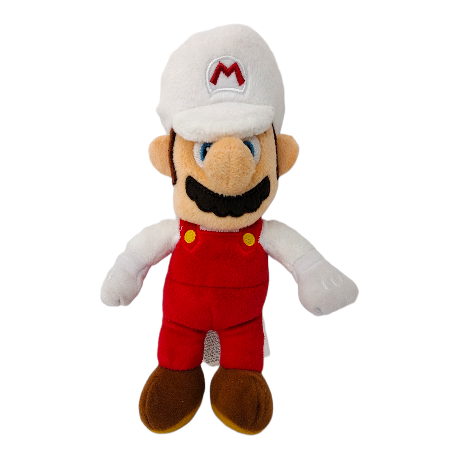 World of Nintendo Super Mario Fire Mario Plush 8" Stuffed Toy 2019 Jakks Pacific - £9.34 GBP
