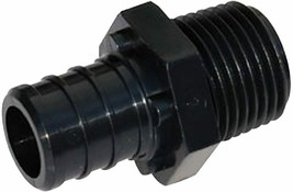 SharkBite UP120A PEX Straight Connector, 1/2&quot; x 1/2&quot;, Black (NEW OPEN PA... - $8.12