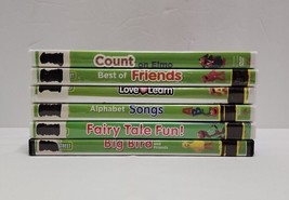 123 Sesame Street Children’s DVDs - Lot of 6 - Big Bird, Count, Fairy Tale - £19.44 GBP