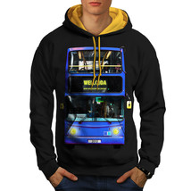 Wellcoda UK London Bus Wellcoda Urban Mens Contrast Hoodie - £34.18 GBP