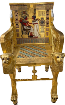 Make to Order, Handmade, Antique, King TUT ANKH AMON Chair, Pharaonic Chair - $8,650.00
