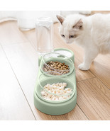  NEW Pet Dogs Cats Double Bowls Food Water Feeder Container Dispenser Fo... - £25.09 GBP+