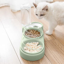  NEW Pet Dogs Cats Double Bowls Food Water Feeder Container Dispenser Fo... - $31.49+