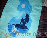 NEW Ariel Little Mermaid Ruffle Sleeve Shirt &amp; Pants Boutique Outfit Set  - $12.99