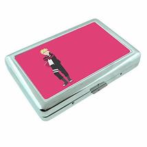 Anime Minimalist Em1 Hip Silver Cigarette Case Id Holder Metal Wallet 4&quot;... - £6.22 GBP