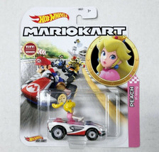 New Mattel Hot Wheels 1:64 Mario Kart Princess Peach P-Wing Die Cast Car - $18.76