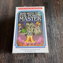 War with The Evil Power Master Choose Your Own Adventure Board Game CYOA... - $18.69