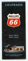 Phillips 66 Colorado Highway Map 1960 H M Gousha Phillips Petroleum  - £8.88 GBP