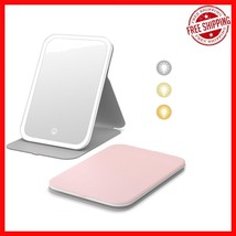 Compact 360° Rotating Pink Touch Screen Travel Makeup Mirror with 60 LED... - $660.61 MXN