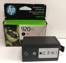 HP Genuine 920XL (CD975AN) Black Ink Cartridge  Exp March 2024 - $10.00