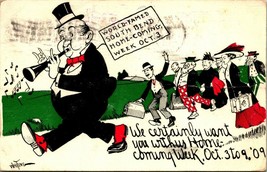 Homecoming Week Comic October 3-9 1909 South Bend Indiana IN DB Postcard T17 - £6.95 GBP