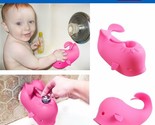Pink Baby Bath Spout Cover Faucet Protector Bathroom Bathtub Silicone Co... - £19.17 GBP