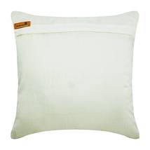 Beige Art Silk 16&quot;x16&quot; Color Block Throw Pillows Cover, Shades Of Glory - £18.66 GBP+