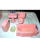Dollhouse Furniture Renewal Bathroom 5 Piece set - $22.00