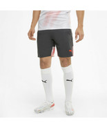 PUMA IndividualCUP Men&#39;s Shorts in Asphalt Grey/Red Blast-XL - €19,69 EUR