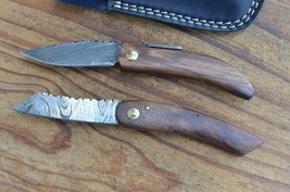 2 damascus 100% handmade beautiful tanto knife From The Eagle Collection M1681 - £58.38 GBP