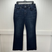 Lucky Brand Jeans 14 32 Lolita Bootcut Lowrise Blue Stretch Denim Womens... - $28.99
