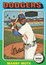 1975 Topps Mini Manny Mota 414 Dodgers EXMT - £0.79 GBP