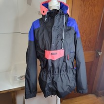 Vntg Mens Columbia Radial Sleeve Color Block Nylon jacket Size XL - £23.02 GBP