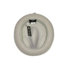 Men's Bently Soft Fedora Briad Straw Hat Stingy Brim Gino Gi217 Silver Gray image 6