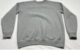 Carhartt Men&#39;s 2XL Gray Crewneck Sweatshirt Original Fit K124 HGY - £21.71 GBP