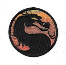 Mortal Kombat Video Game Dragon Logo Image Embroidered Patch NEW UNUSED - £6.25 GBP