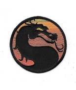 Mortal Kombat Video Game Dragon Logo Image Embroidered Patch NEW UNUSED - £6.26 GBP