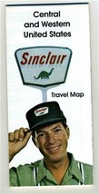 Sinclair Oil Company Central and Western United States Travel Map 1978 - £9.41 GBP
