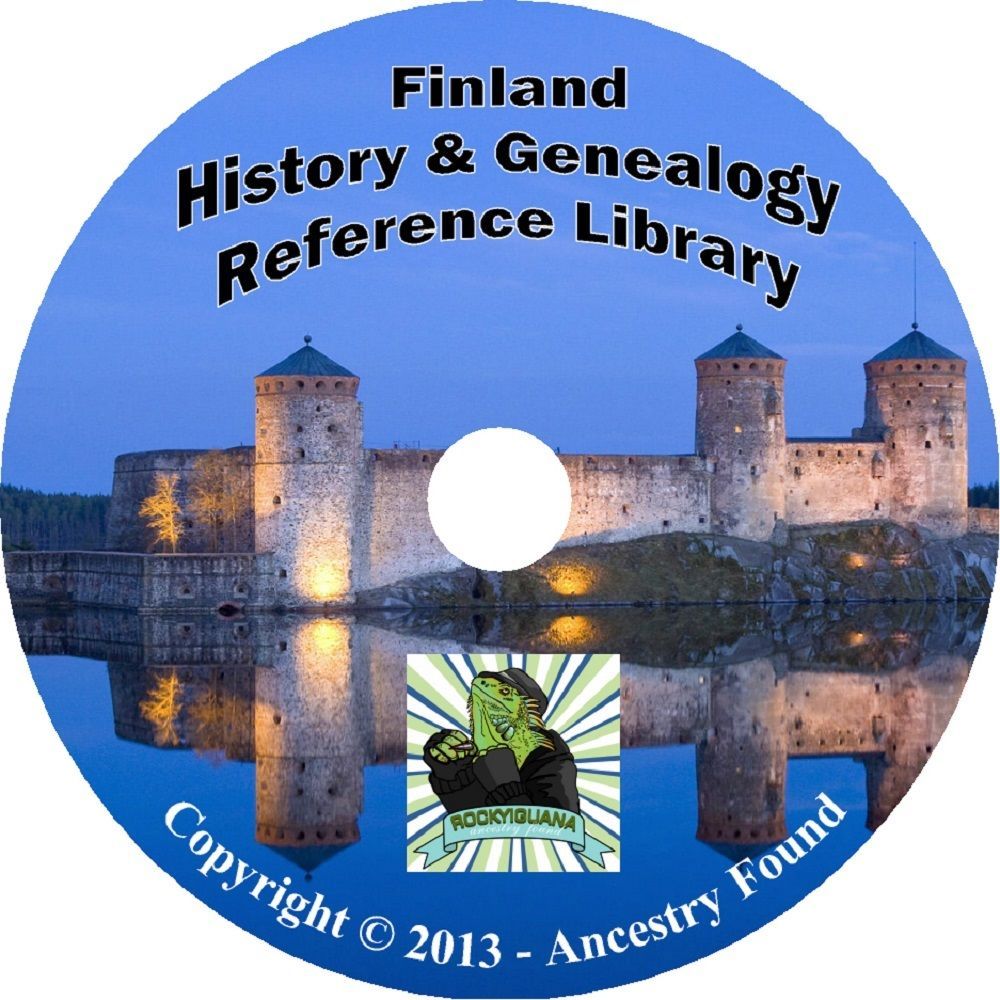 12 old books FINLAND Finnish Finns History & Genealogy Family Tree