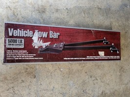 5000 lb. Capacity Adjustable Tow Bar, Vehicle, Trailer Towing Durable - £88.08 GBP