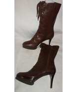 stuart weitzman  oiled nappa boots Shoes sz 41 new - $5,266.57 MXN