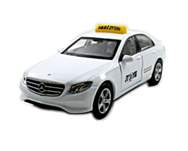 MERCEDES-BENZ Classe E 2016,ISRAELI Taxi Welly 1/38 Modello Di Auto In... - $34.61