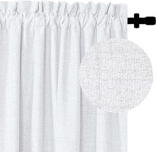 100% Blackout Shield Blackout Curtains, 63 Inches Long, 2 Panels Set,, White - $47.93