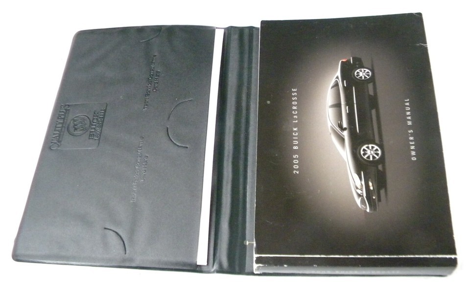 2005 BUICK LACROSSE OWNERS MANUAL SET W/ CASE OEM FREE SHIPPING! - $19.25