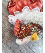 Handmade Stuffed Thanksgiving Turkey Doorstop Table Decor Plush Animal 1... - $743.54 MXN