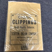 vintage Scotten Dillon Cigar Clippings tobacco bag great graphics Detroi... - $4.95
