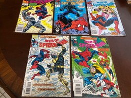 Mixed Lot Of 5 Marvel WEB OF SPIDER-MAN Comic Books #80,82,83,106,108 GC - £13.45 GBP