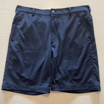 RULE 18 Bobby Jones 36 x 9&quot; Navy Performance Tech Wicking Golf Shorts - $29.99