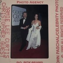 1995 Jamie Lee Curtis &amp; Christopher Guest 52nd Golden Globes Transparency Slide - £8.30 GBP
